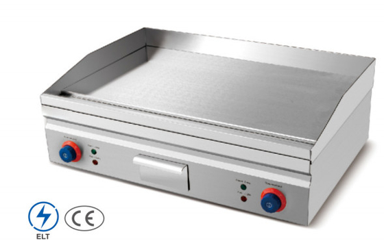 مقلاة الفضة الكهربائية التجارية من الفولاذ المقاوم للصدأ لطهي الأطعمة المختلفة عند 220-240v 50hz