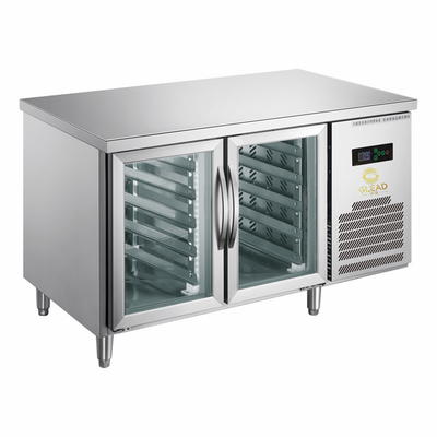 220V-240V 5°C -0°C باب زجاجي مزدوج معدات التبريد الصناعية 150L شاشة التبريد