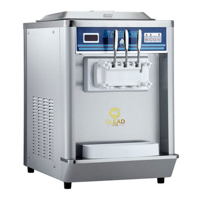 200-300 مكعب / ساعة آلة إنتاج الآيس كريم مع 2 هوبرز و 1.7kW الخروج