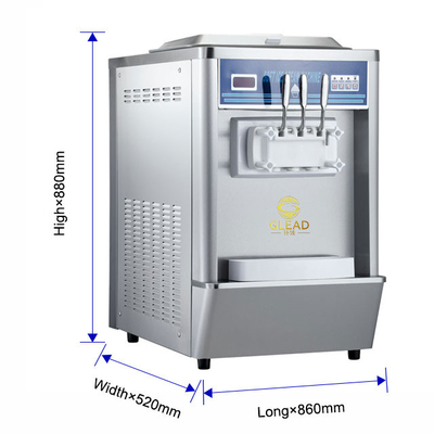 1وحدة التبريد الصناعية 7kW لـ 2x5.8L Hopper 12-18kg/h معدل الإنتاج 220-240V الجهد