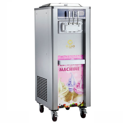 محطة تناول الآيس كريم الصناعية 360-460 كوب/ساعة 22-28kg/ساعة معدل الإنتاج 220-240V