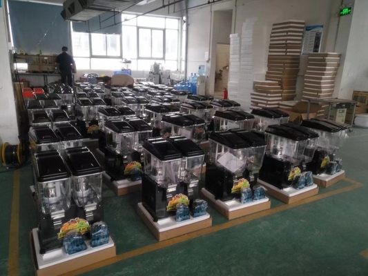 مبرد عصير قوي 220 فولت بألوان نابضة بالحياة بقدرة 32 لتر