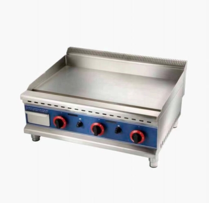 طباخ غاز فضي مع ضغط غاز 2800Pa يطبخ طعام مختلف عند 0-100.C