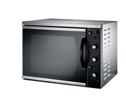 220 فولت فرن الاتفاقية الأسود / الأبيض معدات الطهي بسعة 35L مع تحكم درجة الحرارة 0-200 °C