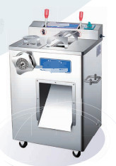 الطاقة الكهربائية معدات معالجة اللحوم 1.1KW 89kg السعة التجارية 200-400kg/h