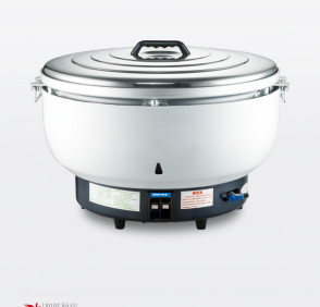 طباخ الأرز الحديدي 25L 0-100\u2103 معدات الطبخ المطبخ في الأسود / الأبيض / الأزرق