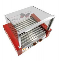 شواية الهوت دوغ من الدرجة التجارية 240V / 50HZ مع التحكم في درجة الحرارة المستقلة من الأمام والخلف