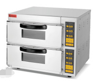 220-240V/50-60HZ معدات الخبز التجارية فرن البيتزا صيانة و تنظيف سهلة