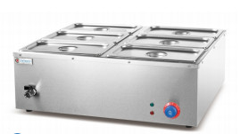 ملحقات معالجة الغذاء 2 خزانات كهربائية Bain Marie مع التكنولوجيا المتقدمة والمواد