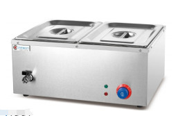 ملحقات معالجة الغذاء 2 خزانات كهربائية Bain Marie مع التكنولوجيا المتقدمة والمواد