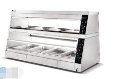 مطعم 800*480*635 ملم ملحقات 1.8 كيلوواط عرض التدفئة