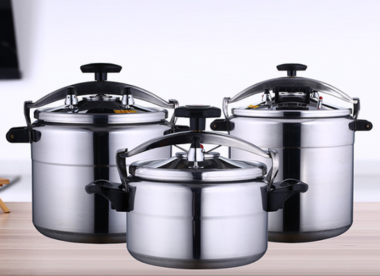 Stainless Steel Kitchen Cookware Set | Includes Steamer Pot & Pressure Cooker, Multi Functional Cooking Pots