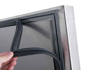SS معدات التبريد الصناعية الفريزر التجاري العمودي الثلاجة